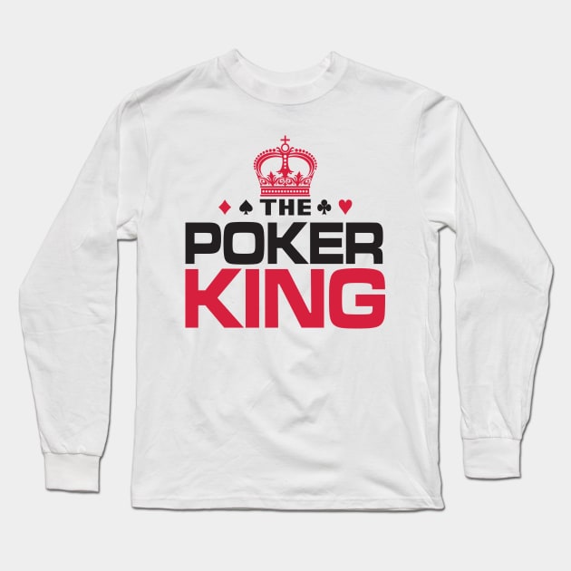 Poker King Long Sleeve T-Shirt by nektarinchen